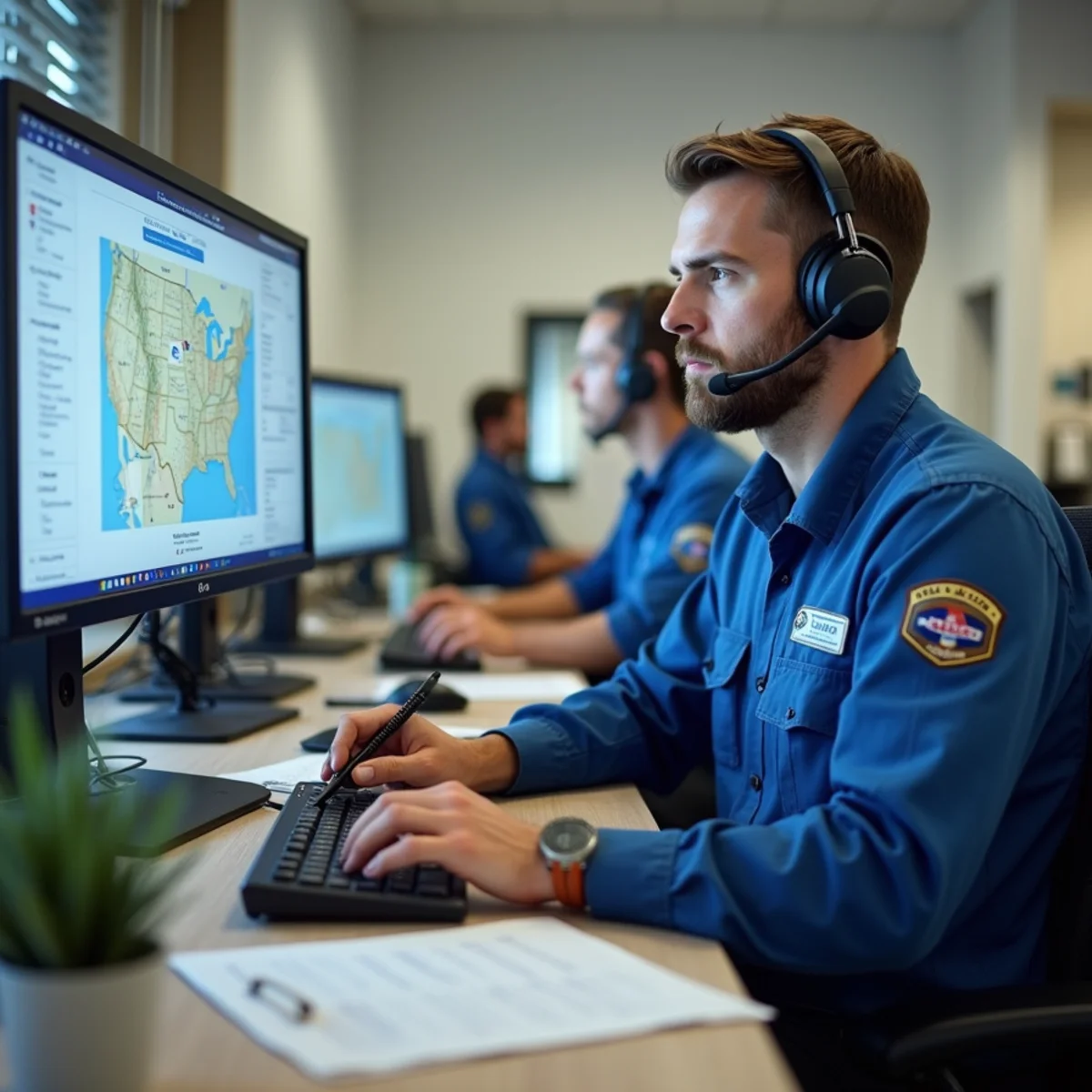 Red Eagle Plumbers emergency dispatch center for Fairfax VA